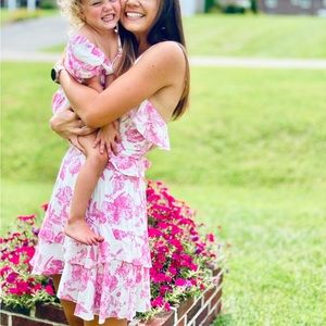 Buddy Love Matching Women’s & Girl’s Spring Dresses 3T & Medium Mothers Day
